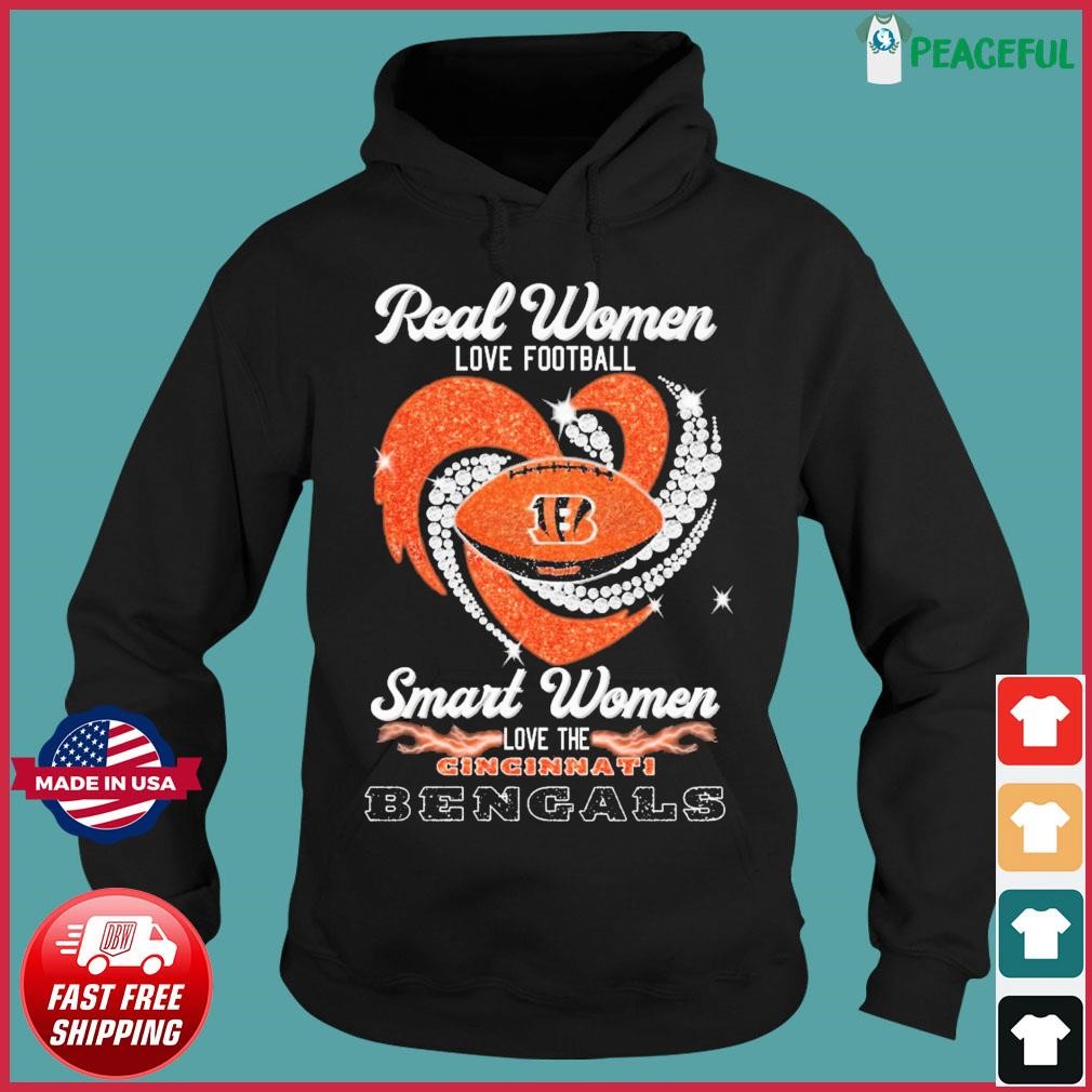 Cincinnati Bengals real women love baseball smart women love the Cincinnati  Bengals signatures 2023 shirt - Wow Tshirt Store Online