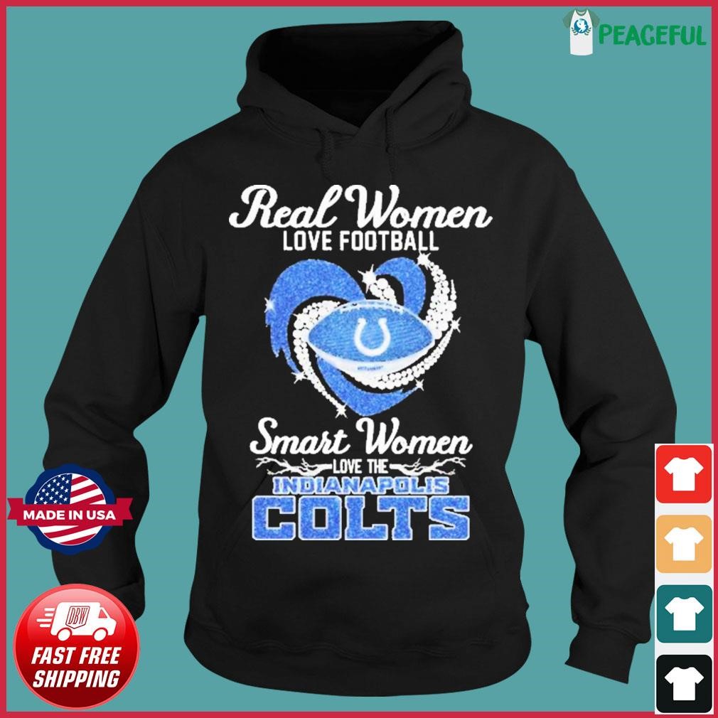 Never underestimate a woman who understands football and loves Colts shirt  - Cheeks Apparel