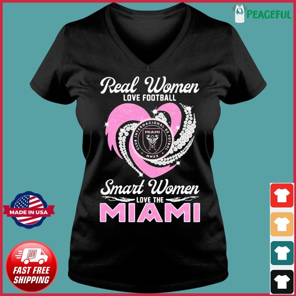 Real women love football smart women love the Miami Dolphins heart logo  gift shirt, hoodie, sweater, long sleeve and tank top