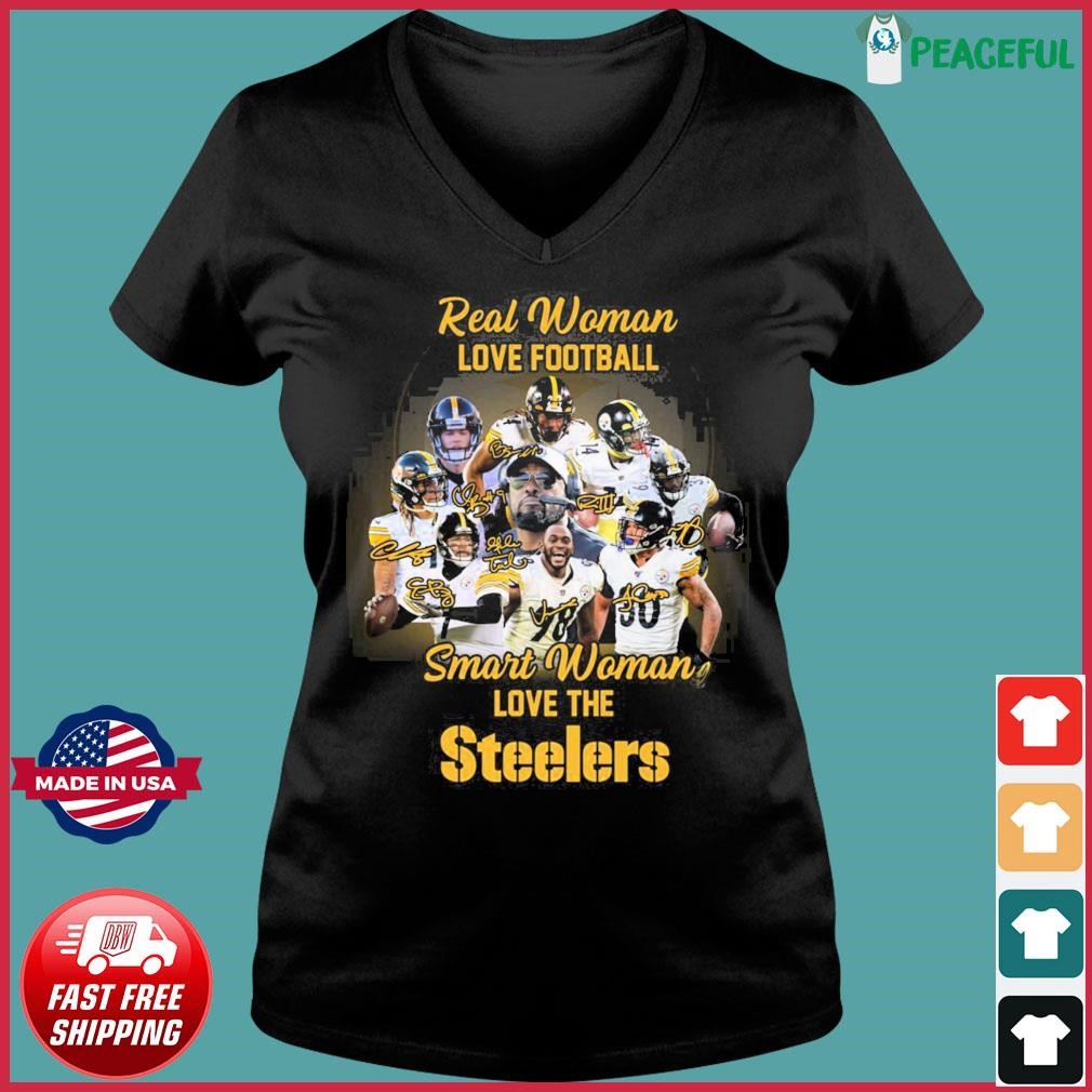 Official real Women Love Football Smart Women Love The Pittsburgh Steelers  2023 Shirt, hoodie, sweater, long sleeve and tank top