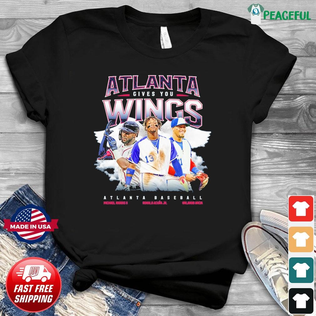 FREE shipping Ronald Acuña Jr. Super N Atlanta Braves MLB shirt, Unisex tee,  hoodie, sweater, v-neck and tank top