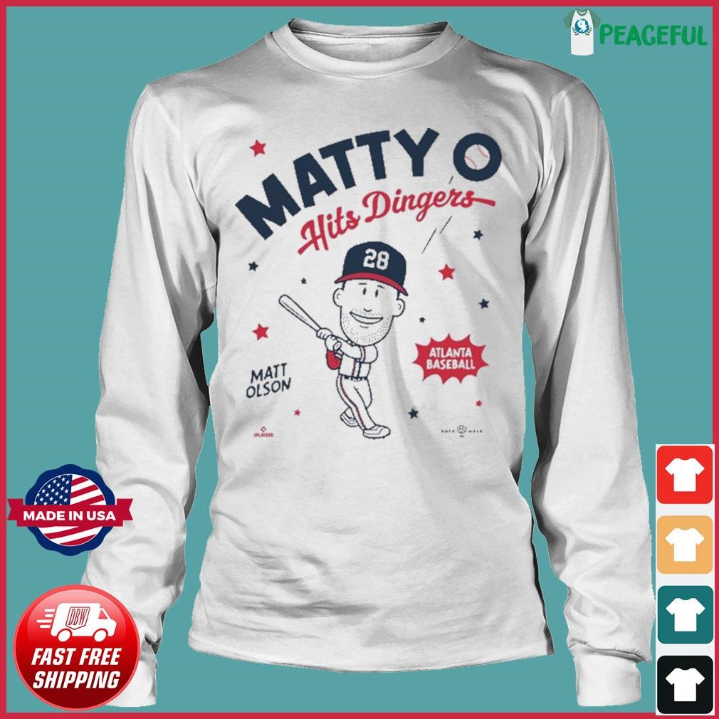 Product rotowear Merch Matty O Hits Dingers Shirt, hoodie, sweater, long  sleeve and tank top