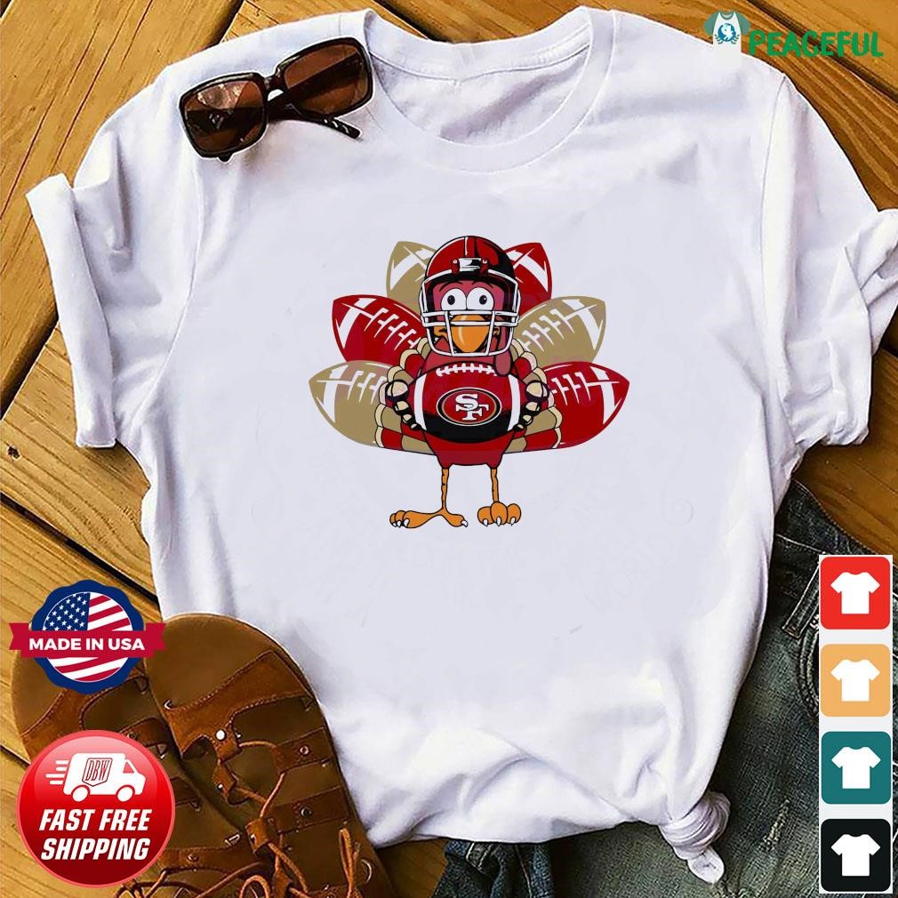 San Francisco 49ers Thanksgiving Unisex Jersey Tee 