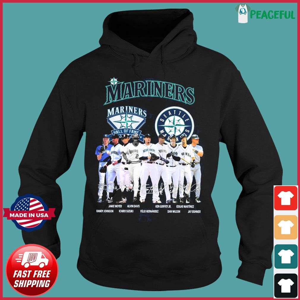 Seattle Mariners hall of fame players signatures shirt, hoodie