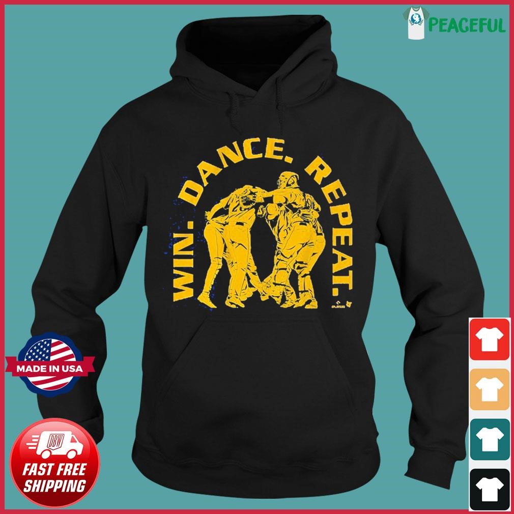 Seattle Mariners Win. Dance. Repeat. Retro. Shirt, hoodie, sweater, long  sleeve and tank top