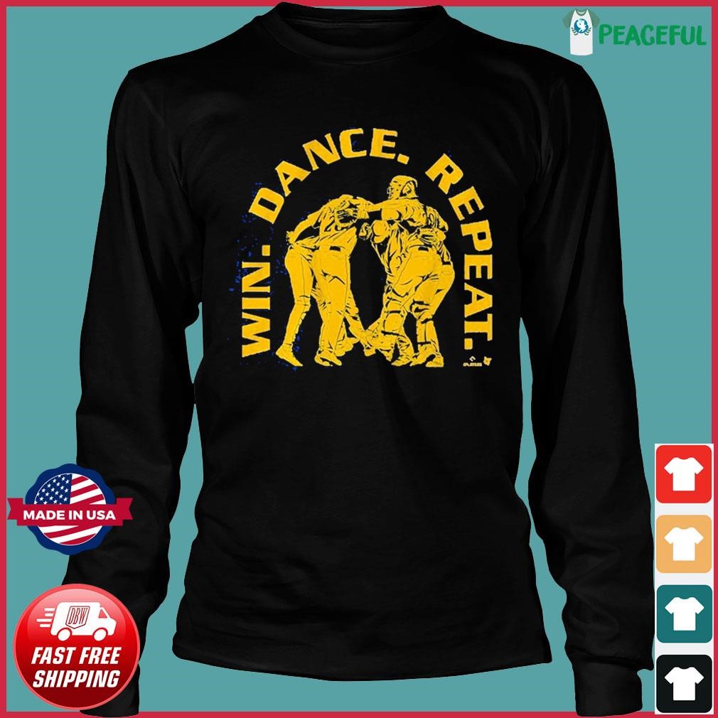 Seattle Mariners Win. Dance. Repeat. Retro. Shirt, hoodie, sweater, long  sleeve and tank top