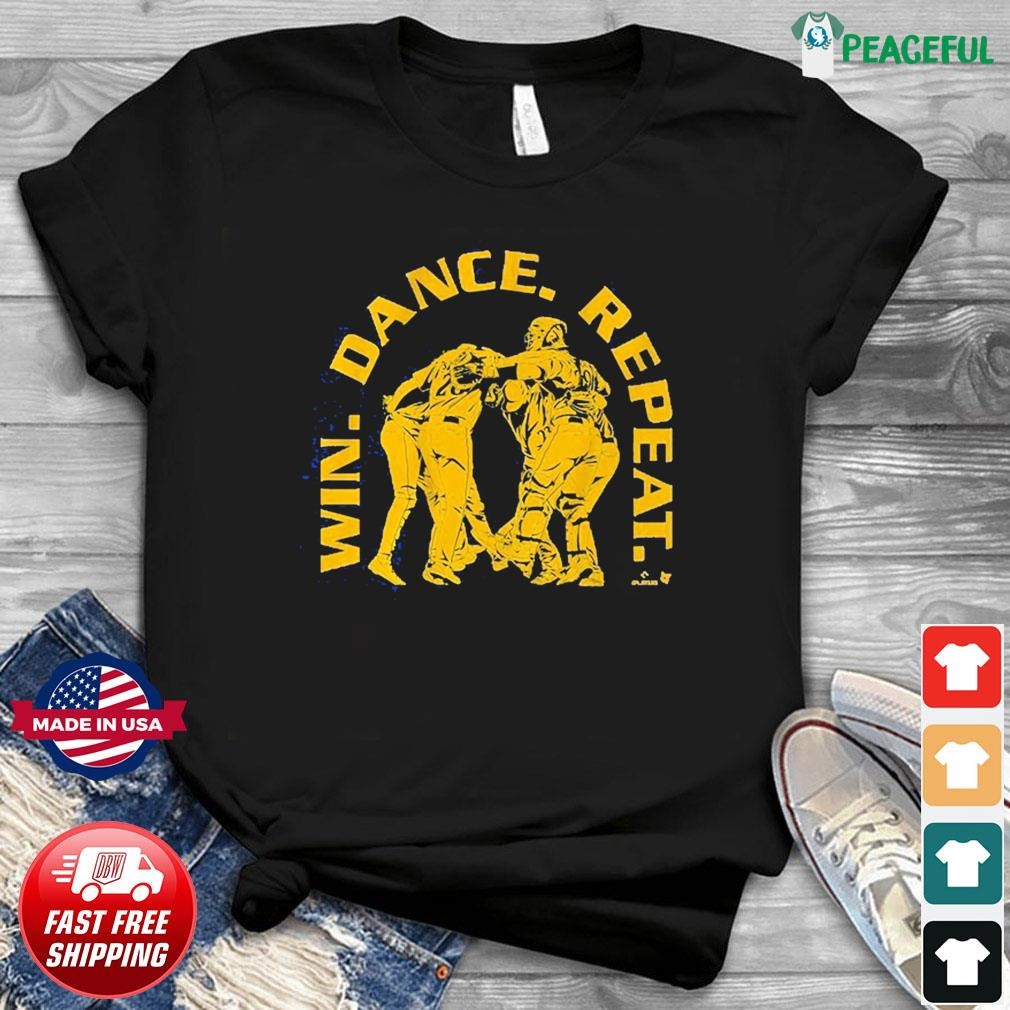 Seattle Mariners Win Dance Repeat t shirt, Custom prints store