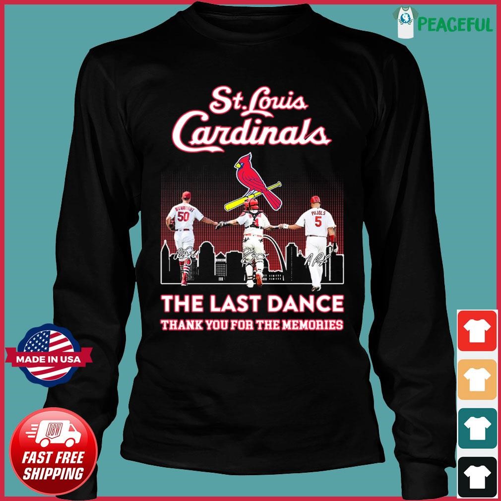 Signature Wainwright Pujols Signature The Last Dance Cardinals Number 50  And Number 4 And Number 5 Shirt, hoodie, longsleeve, sweater