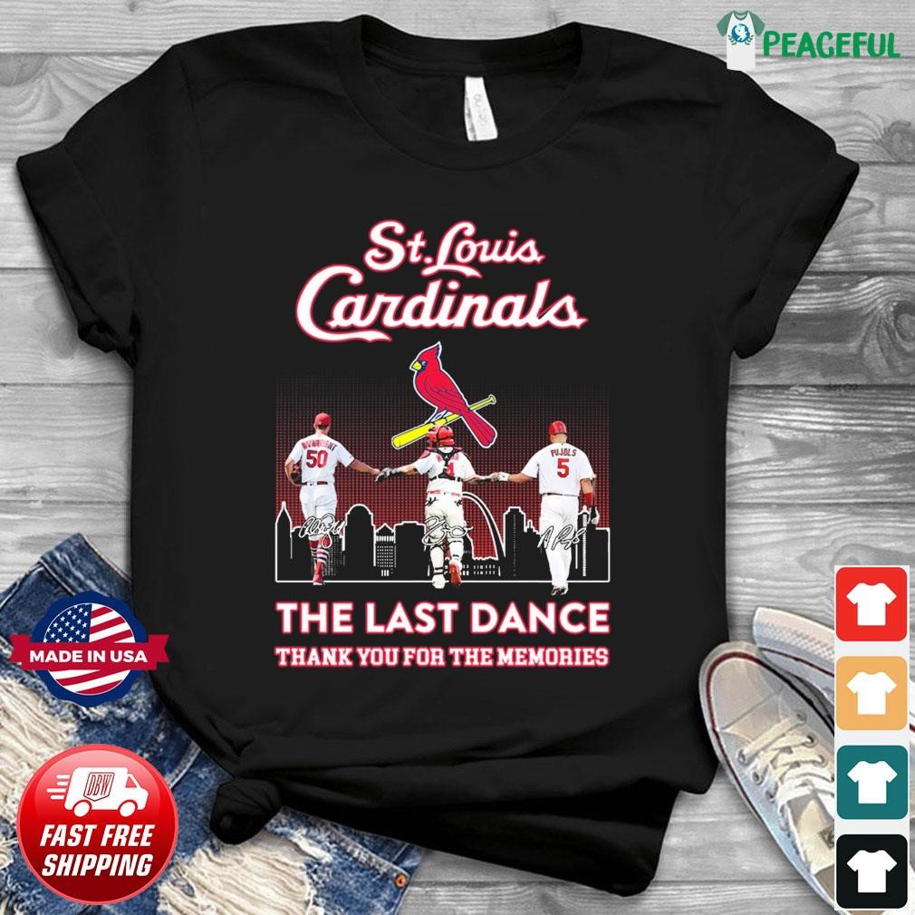 St Louis Cardinals 2022 Farewell Tour Adam Wainwright Albert Pujols and  Yadier Molina signatures shirt, hoodie, sweater, long sleeve and tank top