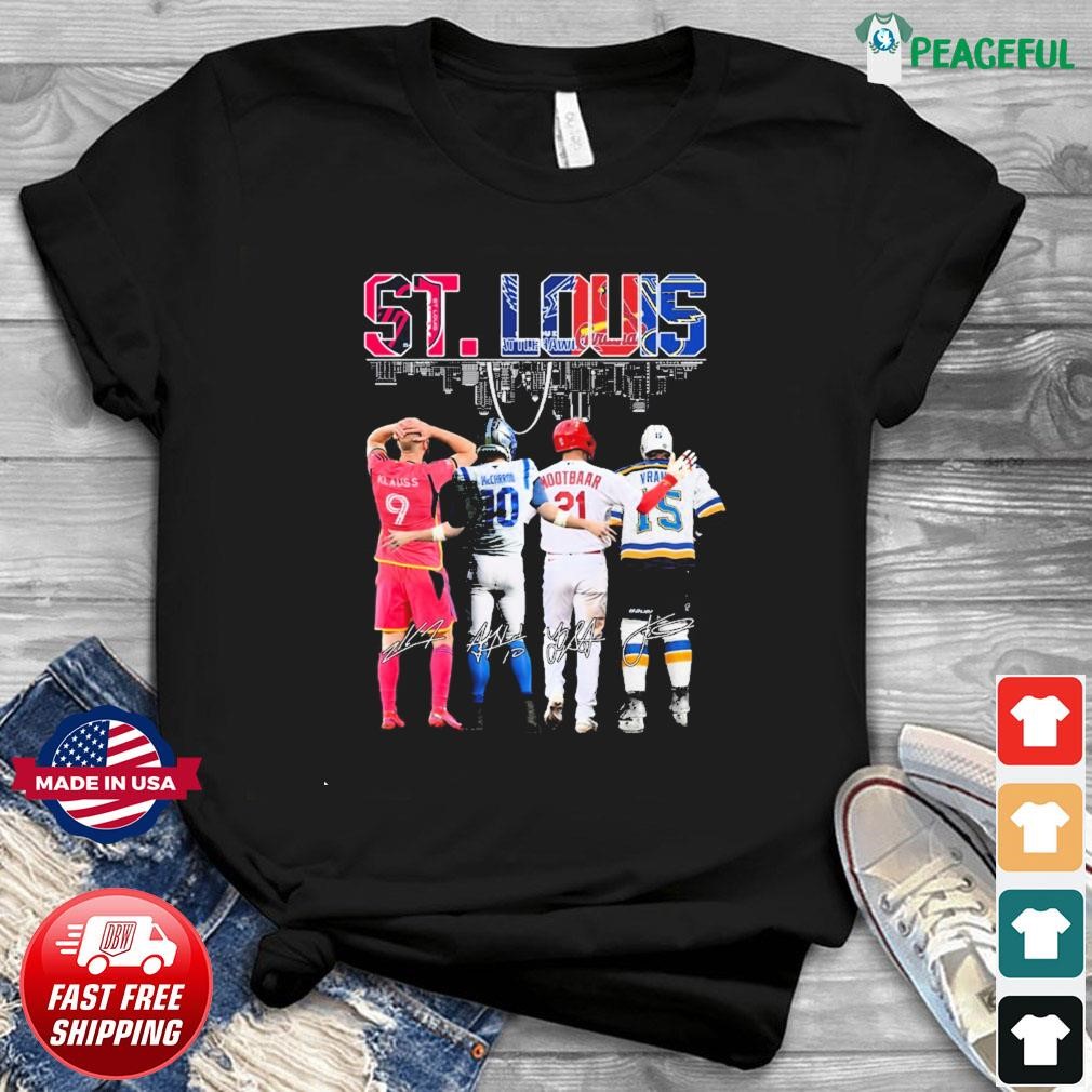 Saint Louis City SC And Battlehawks And Cardinals And Blues T