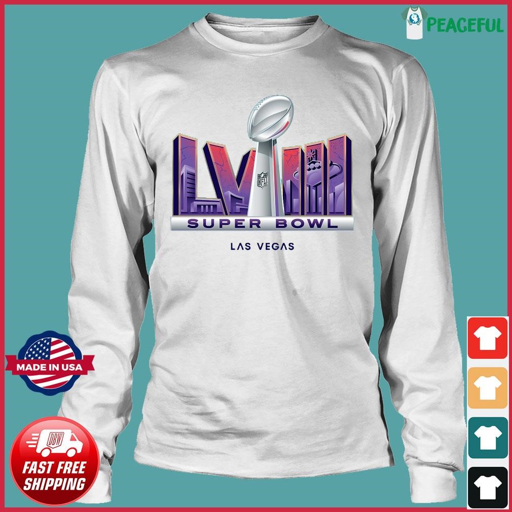 NFL Super Bowl LVIII February 11 2024 At Allegiant Stadium In Nevada Logo  Unisex T-Shirt - Mugteeco