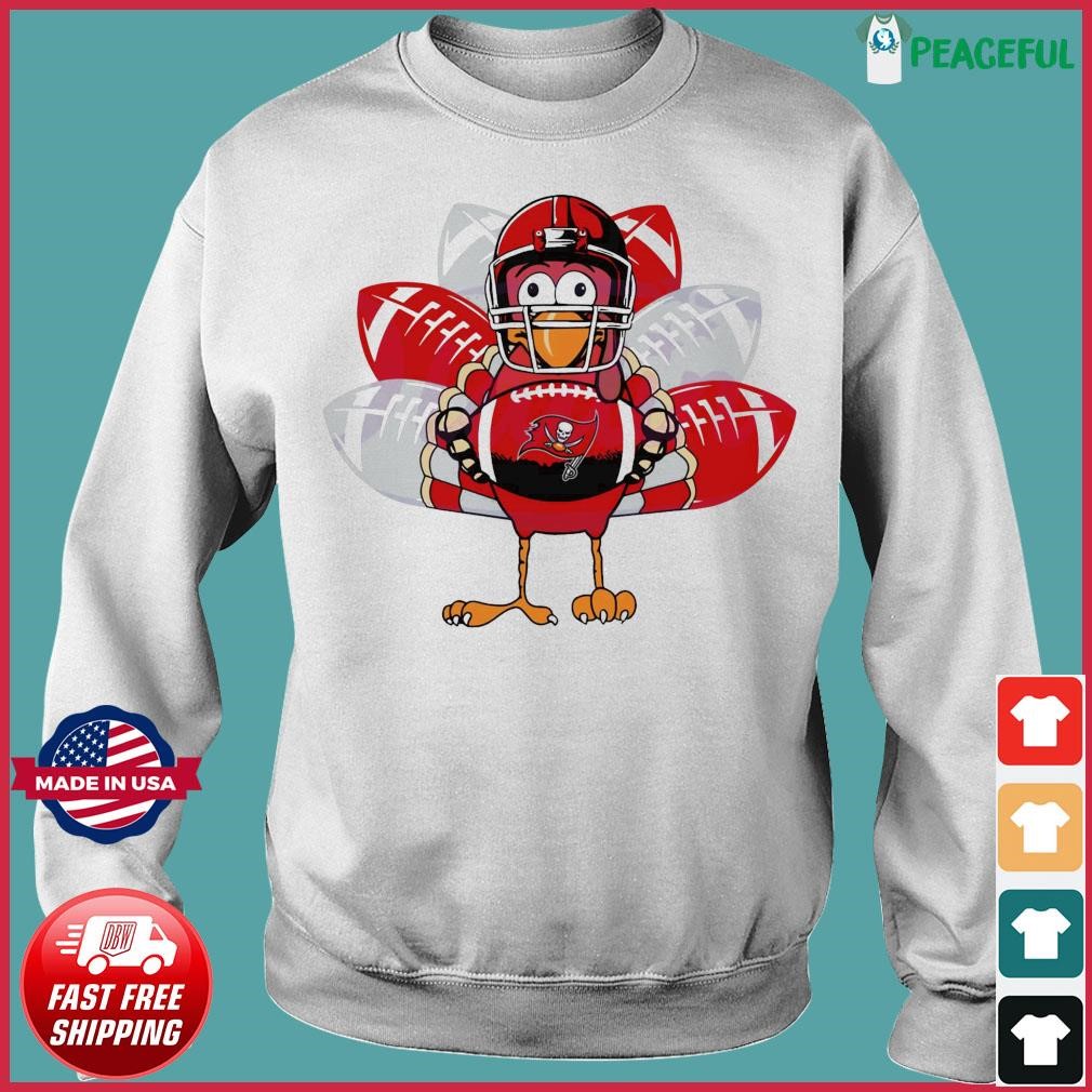 Tampa Bay Buccaneers Turkey Thanksgiving Day Long Sleeve T-Shirt