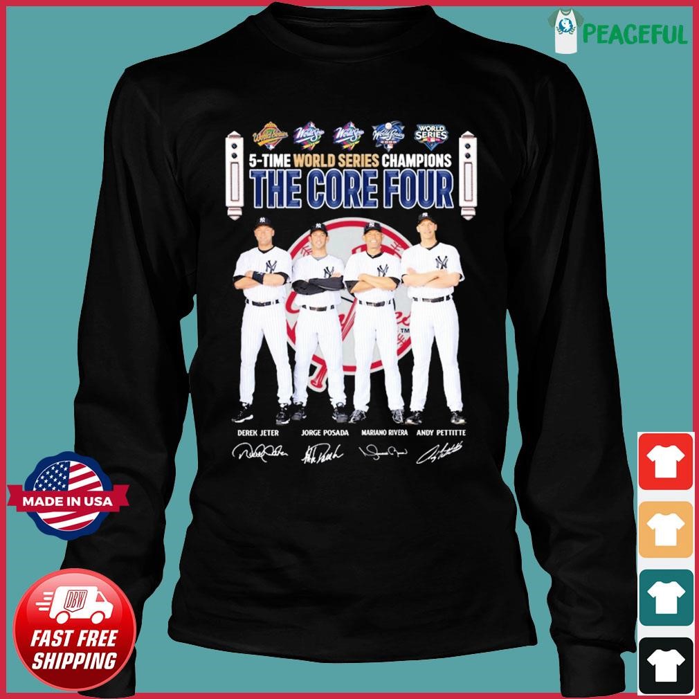 The Core Four New York Yankees 5 Time Shirt, hoodie, sweater, long