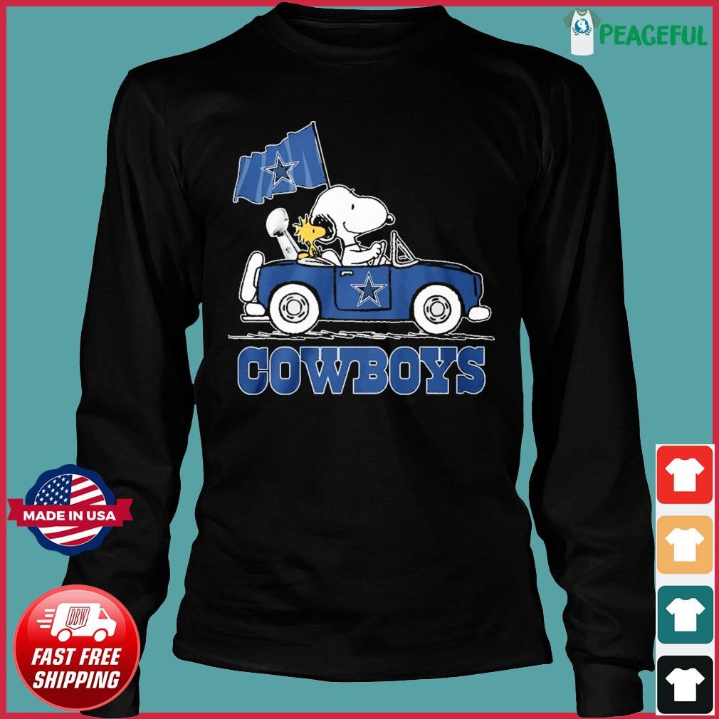 Dallas Cowboys Football Woodstock And Snoopy T-Shirt - T-shirts Low Price