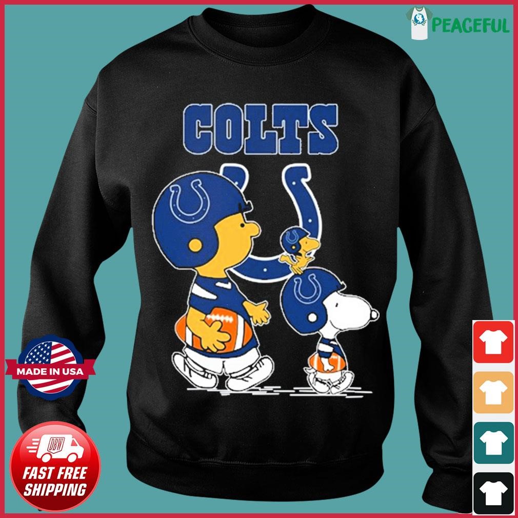 Cartoon Movie T Shirt, Indianapolis Colts T Shirt - Long Sleeve