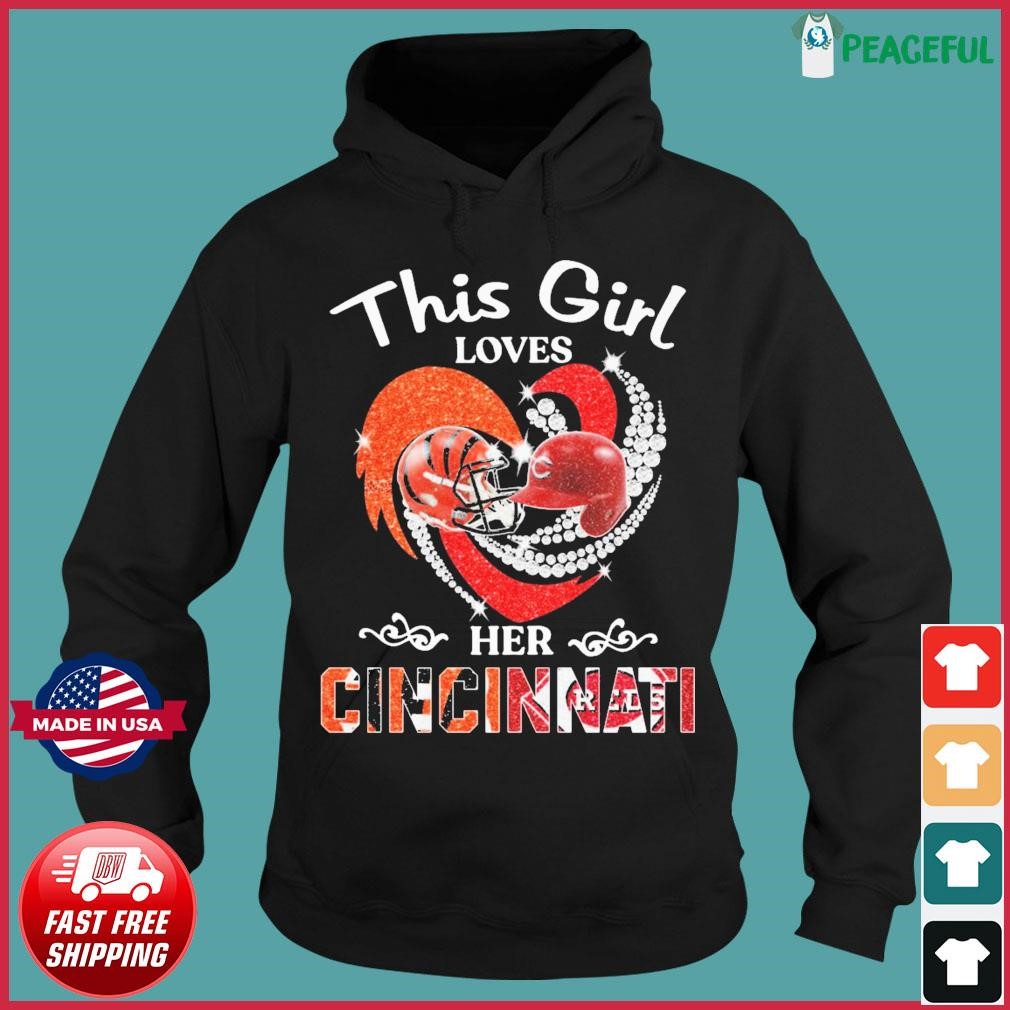 This Girl Loves her Cincinnati bengals shirt, hoodie, sweater and