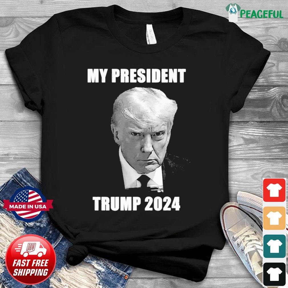 Trump Mugshot 2024 President T-Shirt Design 2 - Buy t-shirt designs