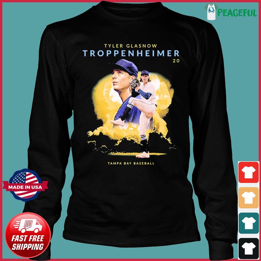 Tyler Glasnow Troppenheimer Tampa Bay Baseball Shirt, hoodie, sweater, long  sleeve and tank top