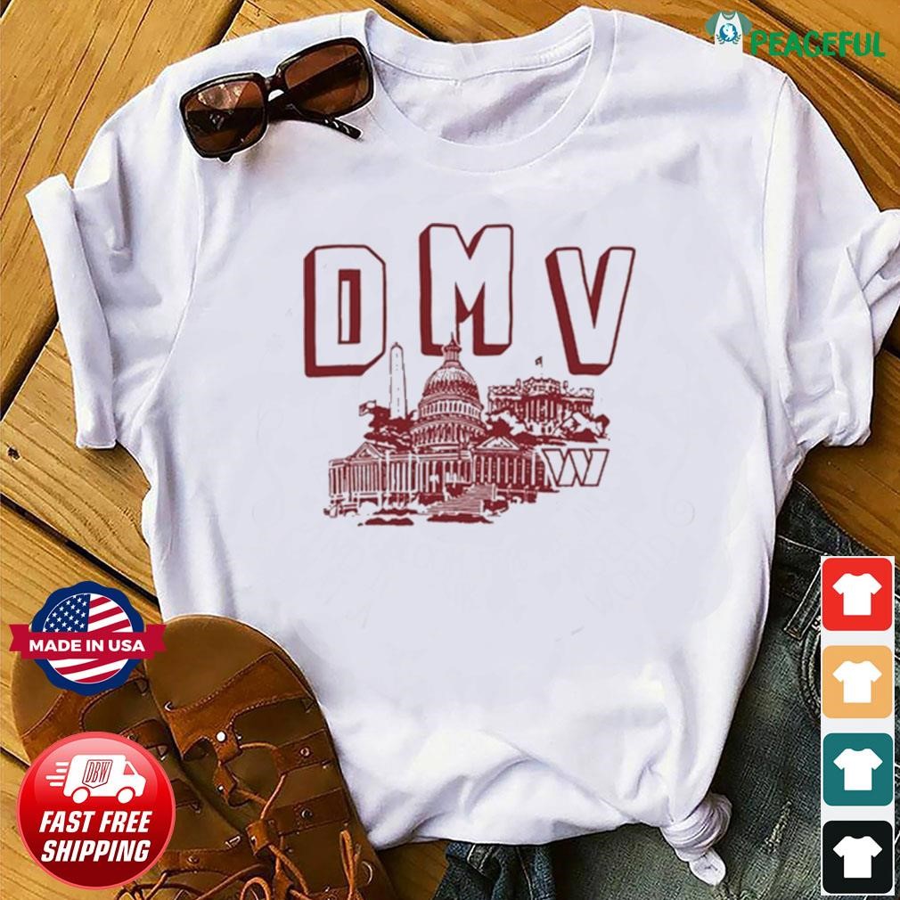 Official washington commanders dmv T-shirt, hoodie, sweater, long sleeve  and tank top