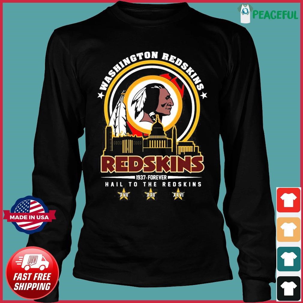 Washington Redskins 1932-forever skyline shirt, hoodie, sweater