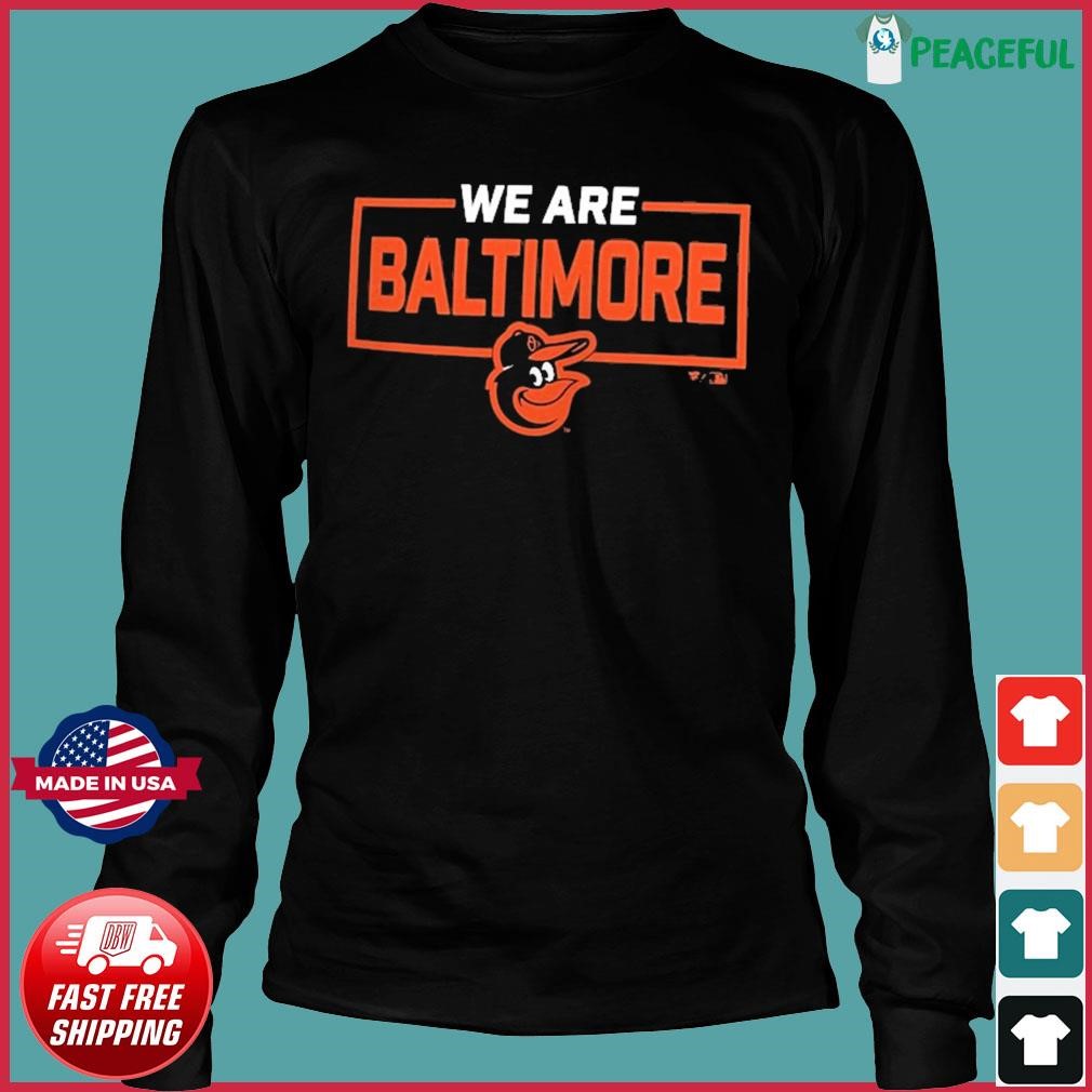 Baltimore Orioles Onside Stripe T-Shirt, hoodie, sweater, long