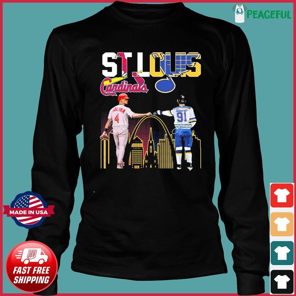 St Louis Sport St Louis Cardinals Molina and Tarasenko St. Louis Blues shirt,  hoodie, sweater, long sleeve and tank top