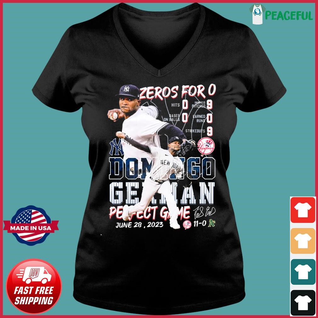 Domingo German New York Yankees perfect game signature 2023 trend shirt,  hoodie, sweater, long sleeve and tank top