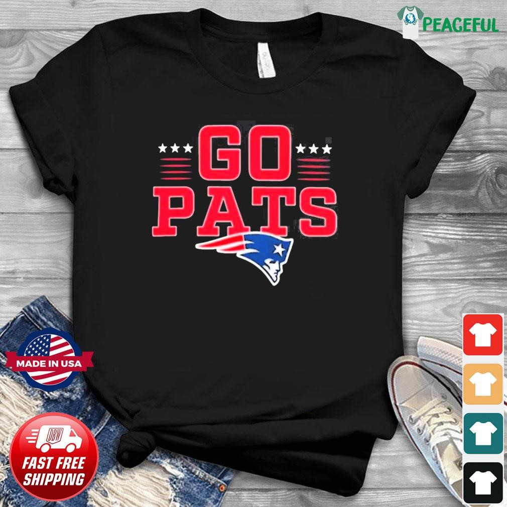 Official new England Patriots Go Pats Profile Big & Tall Two-Sided