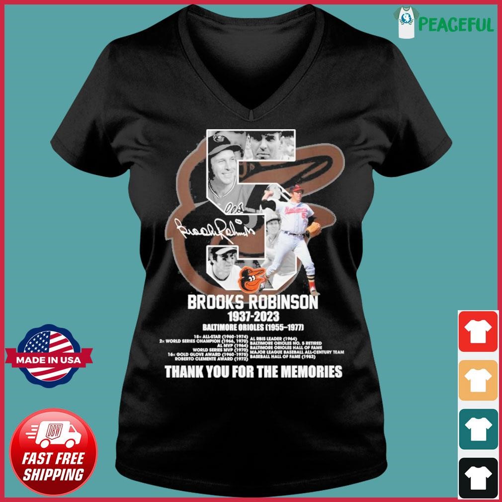 Official 1937 2023 Brooks Robinson Thank You For The Memories Signature T- shirt, hoodie, sweater, long sleeve and tank top