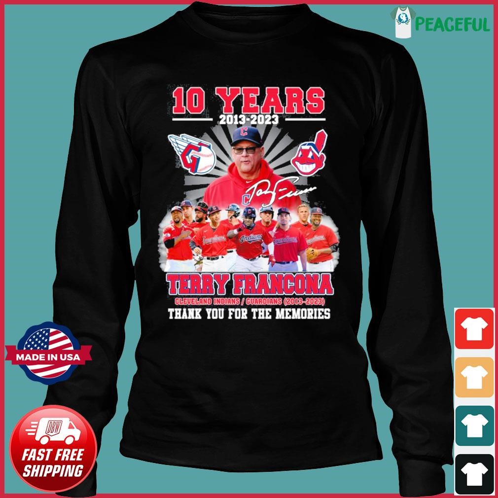 Cleveland Indians 1915-forever thank you for the memories signatures shirt,  hoodie, sweater, long sleeve and tank top