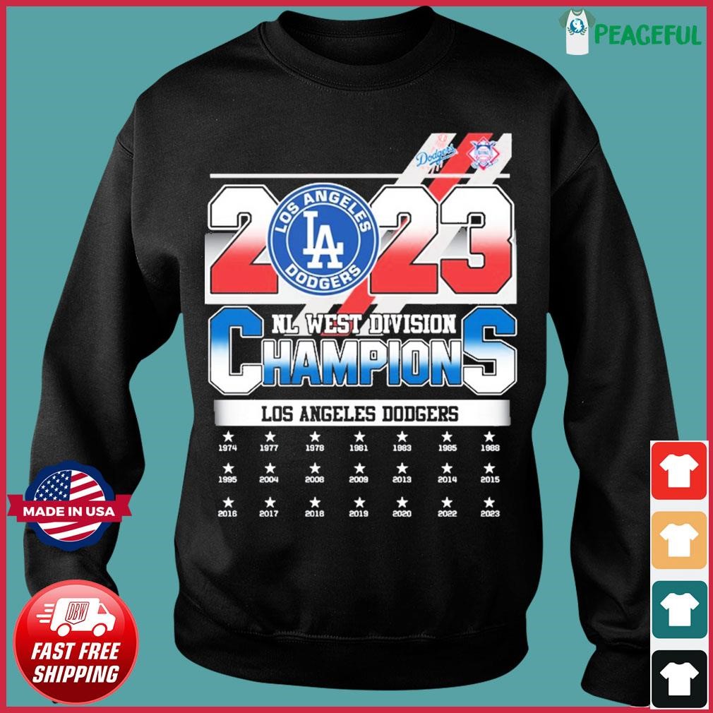 2023 NL West Division Champions Los Angeles Dodgers Shirt, hoodie