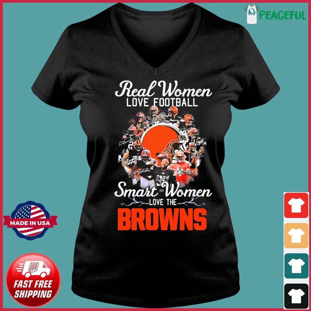 Official real Women Love Football Smart Women Love The Cleveland Browns  Champions Shirt, hoodie, sweater, long sleeve and tank top