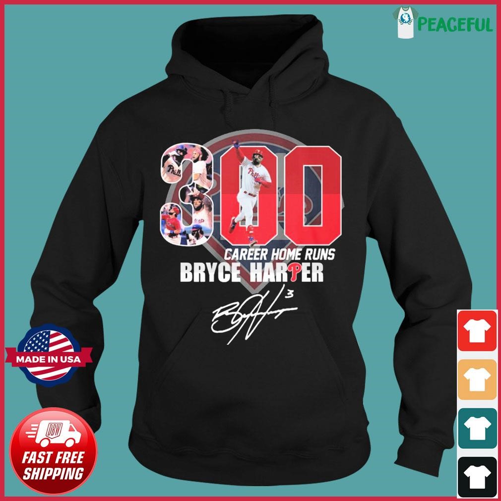 Phillies Bryce Harper 300 Signature Shirt, hoodie, sweater, long sleeve and  tank top