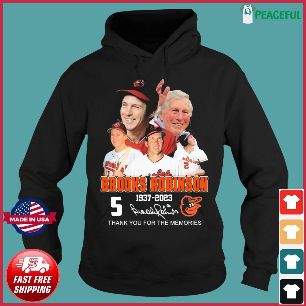 Official signature Brooks Robinson 1937 – 2023 Thank You For The Memories T- Shirt, hoodie, sweater, long sleeve and tank top