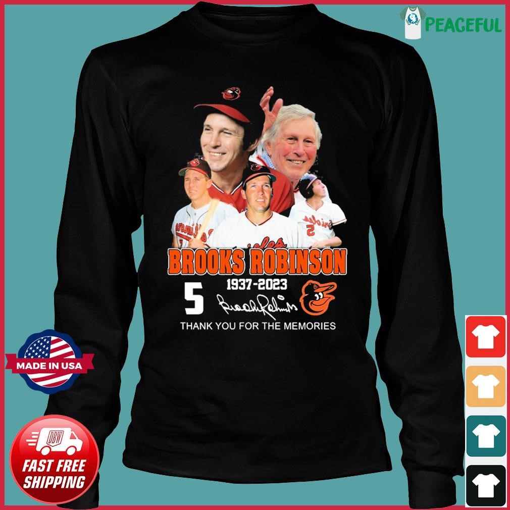 Official signature Brooks Robinson 1937 – 2023 Thank You For The Memories T- Shirt, hoodie, sweater, long sleeve and tank top