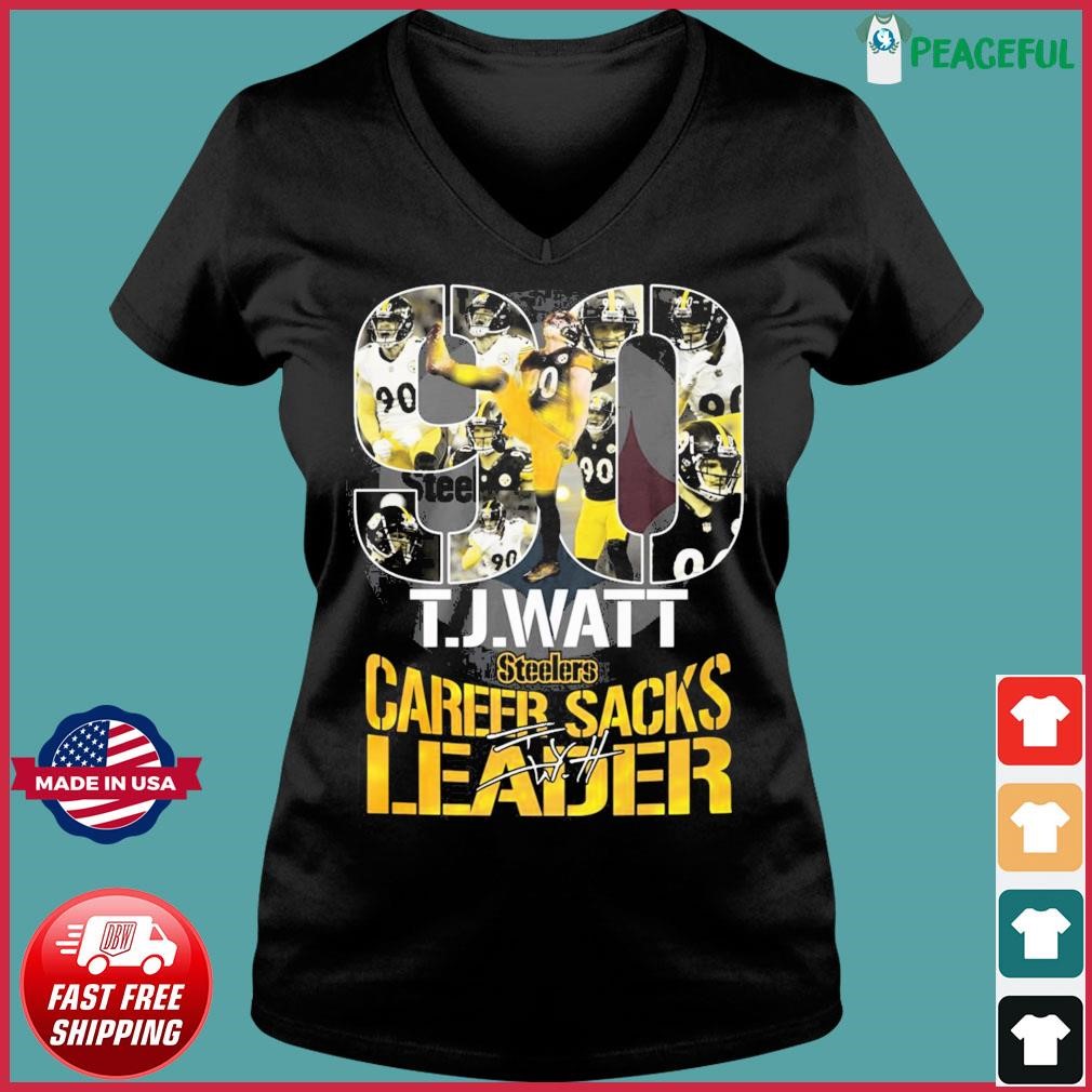 Pittsburgh Steelers Career Sacks Leader T.j. Watt Signature Shirt, hoodie,  sweater, long sleeve and tank top