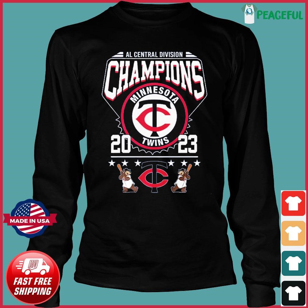 Official AL Central Division Champions 2023 Minnesota Twins Mascot shirt,  hoodie, sweater, long sleeve and tank top