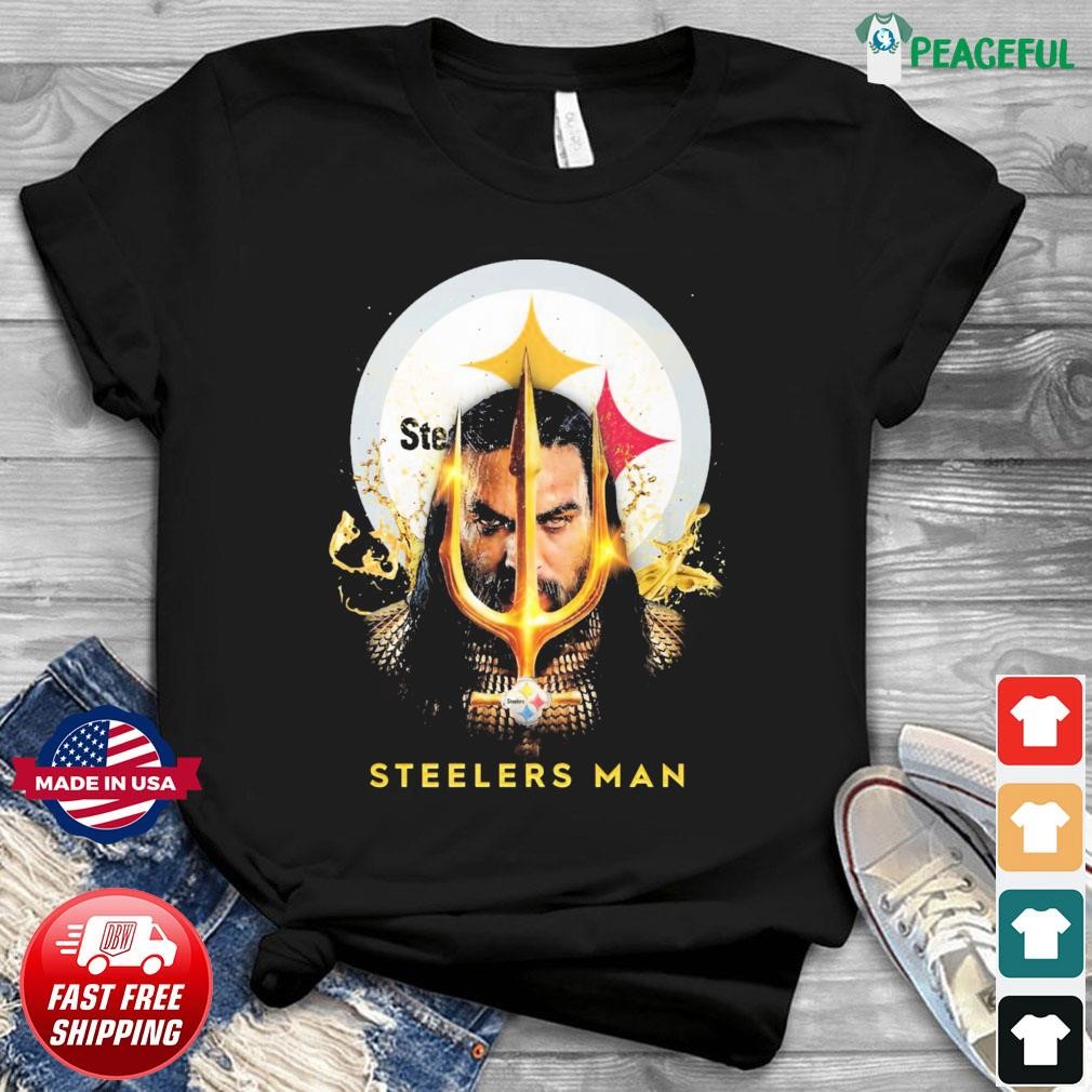 Pittsburgh Steelers Aquaman Steelers man logo shirt, hoodie, sweater, long  sleeve and tank top