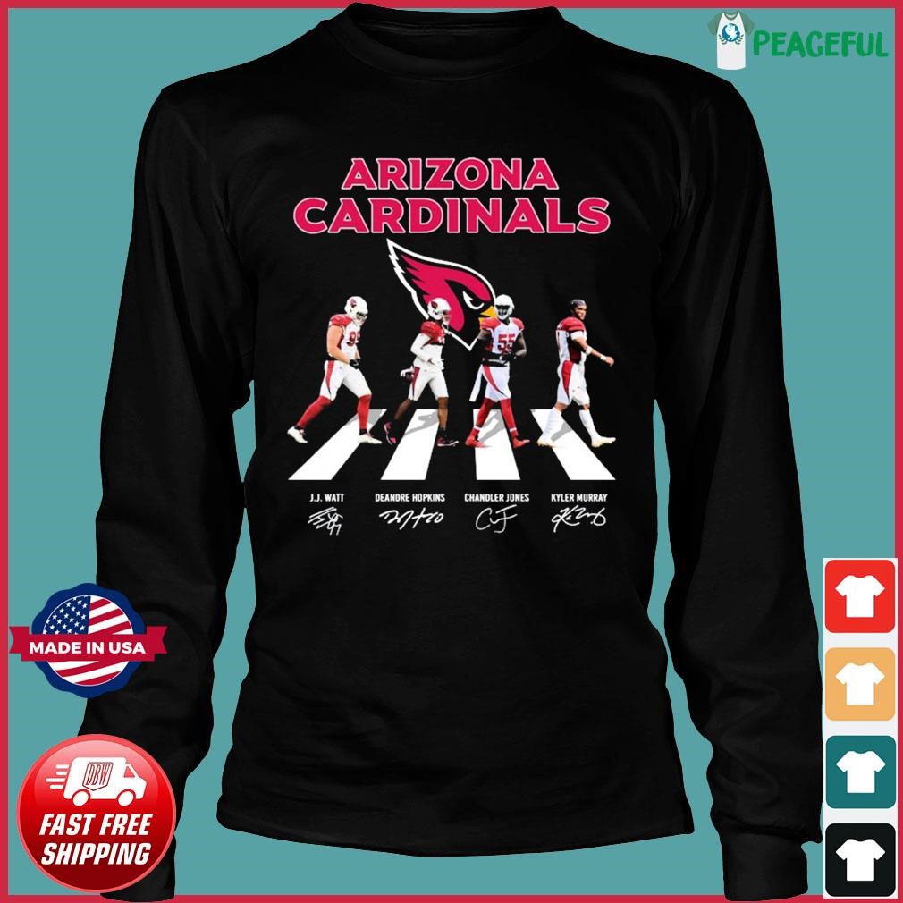 BLACK Cardinals JJ Watt Pic T-shirt ADULT 