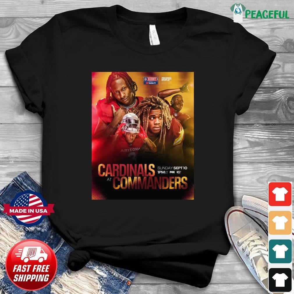 Arizona Cardinals Vs Washington Commanders 2023 NFL Kickoff Shirt