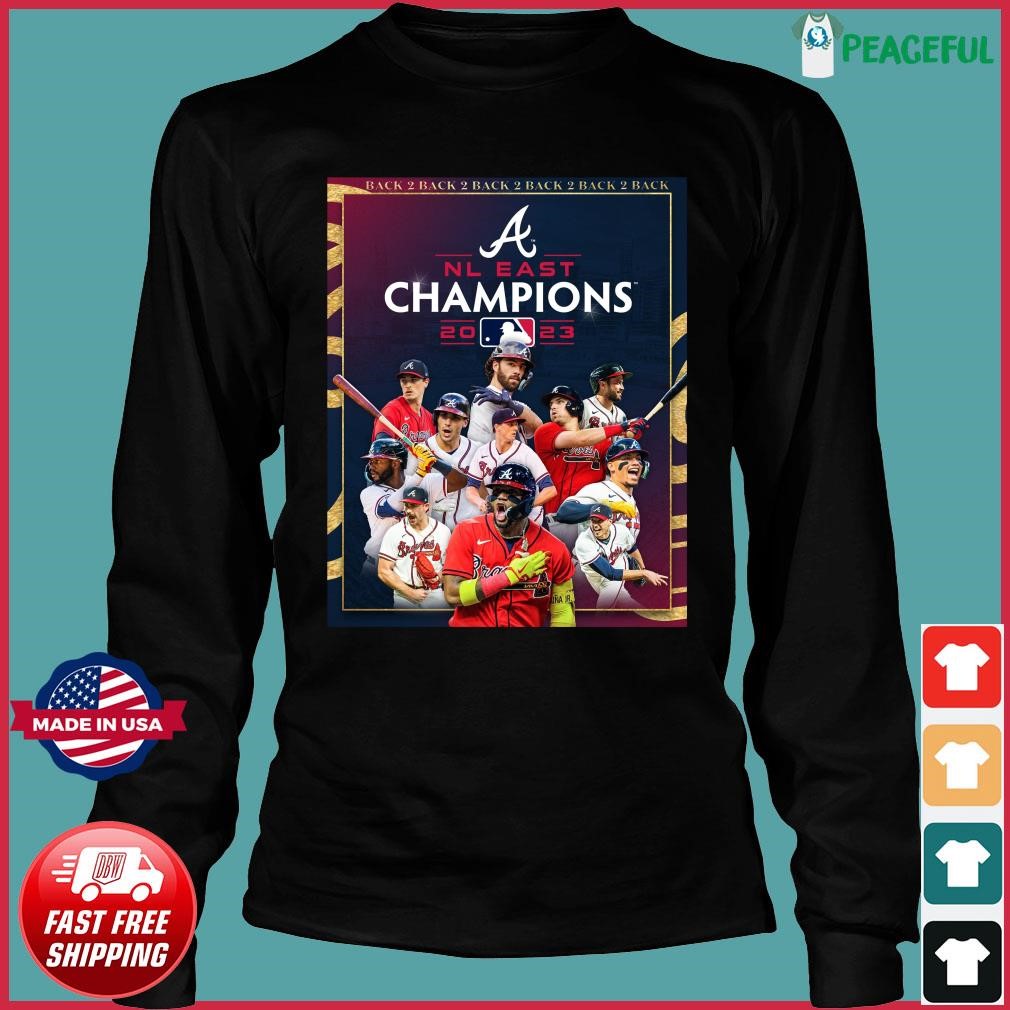 Atlanta Braves 2023 NL East Champions Back 2 Back 2 Back 2 Back 2