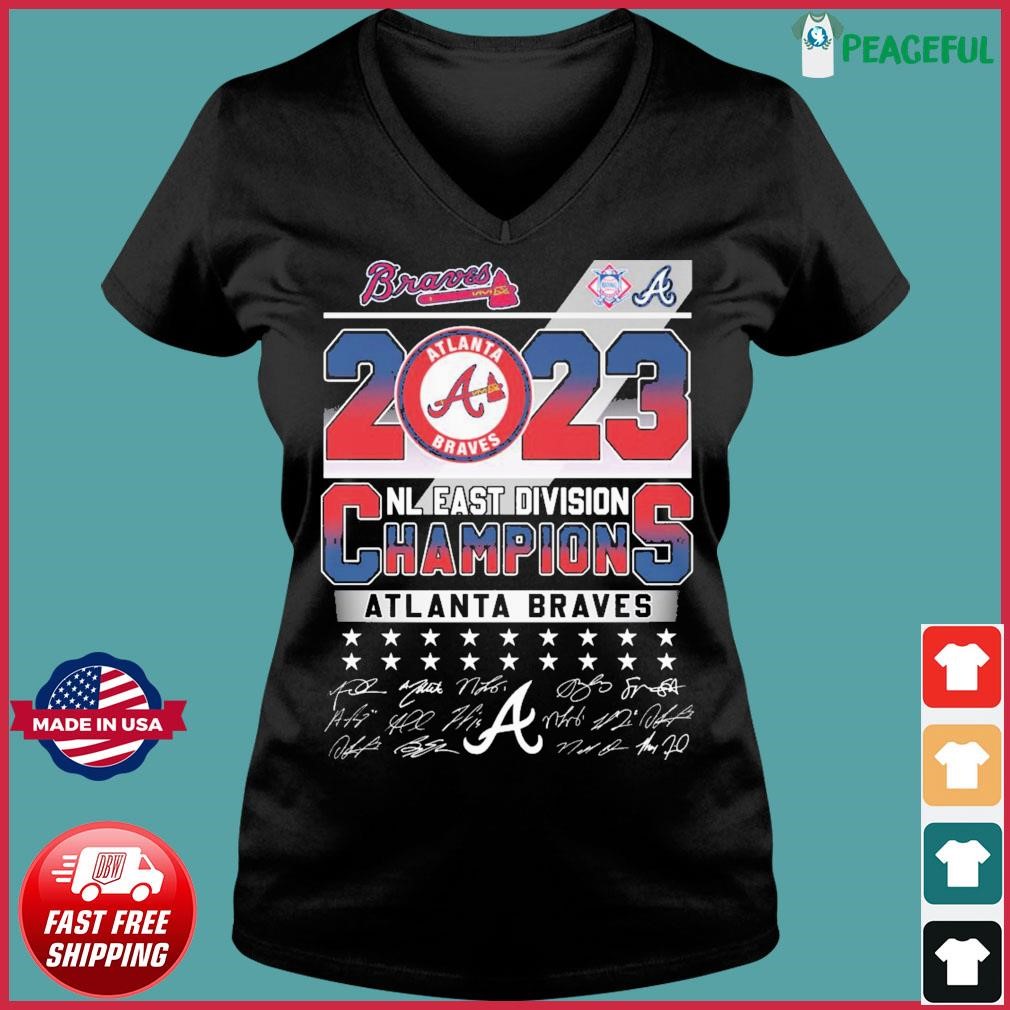 Atlanta Braves National League East Division Champions 2023 Shirt