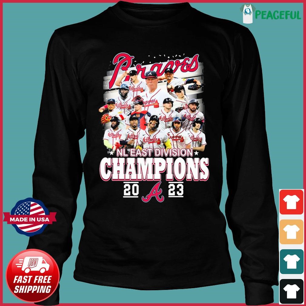Atlanta Braves baseball team 2023 NL East division champions shirt