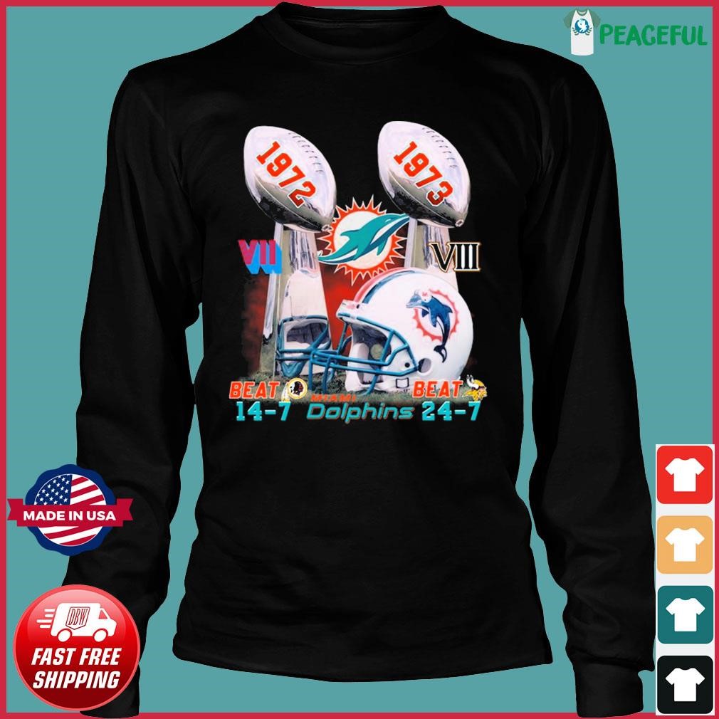 Back 2 Back Miami Dolphins Beat Washington Redskin And Minnesota Viking  Shirt, hoodie, sweater, long sleeve and tank top