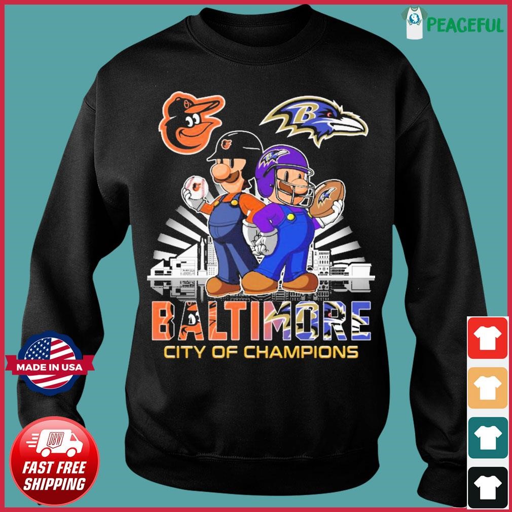 Baltimore City Of Champions Mario Baltimore Ravens And Mario