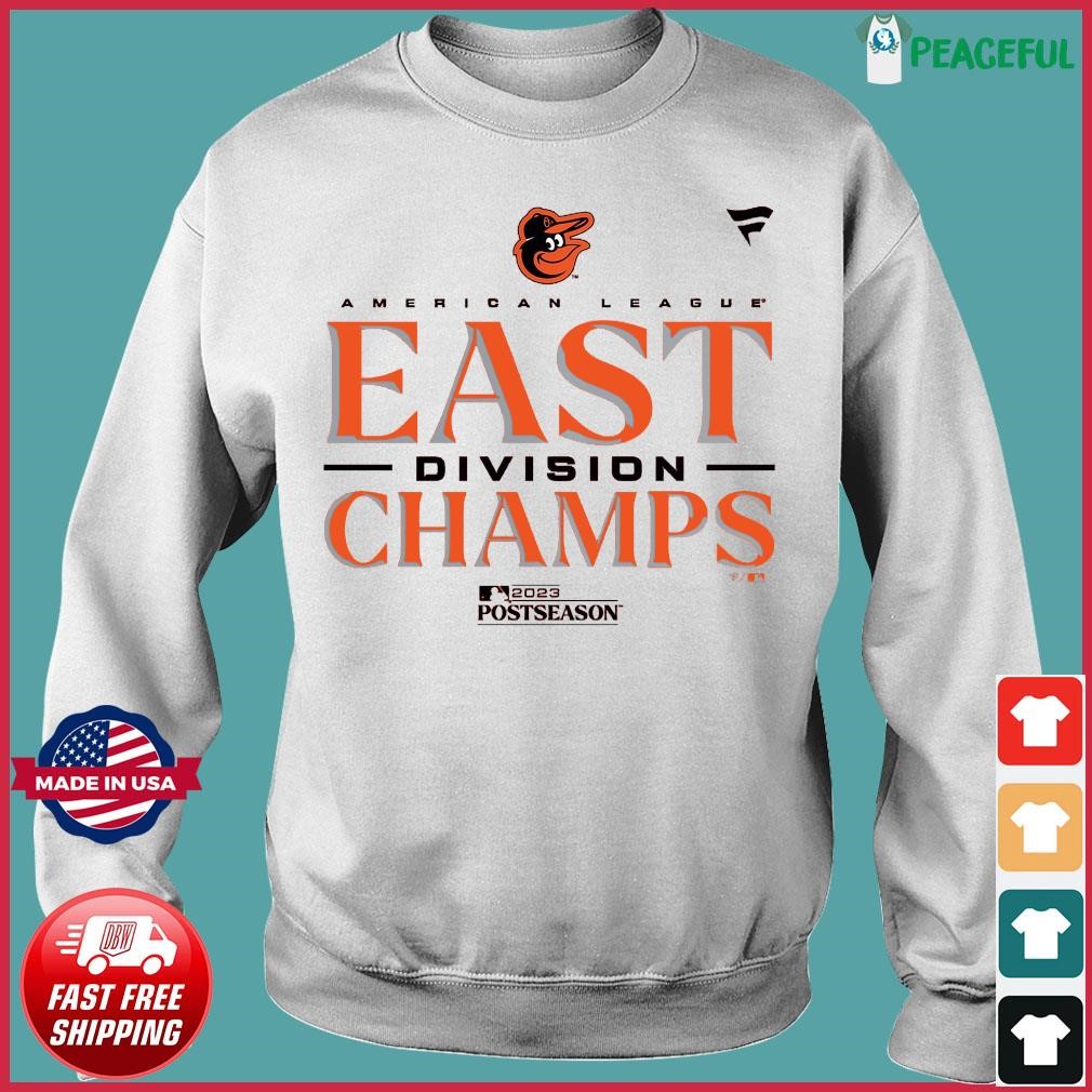 MLB Men's 2023 Division Champions Baltimore Orioles Locker Room T-Shirt