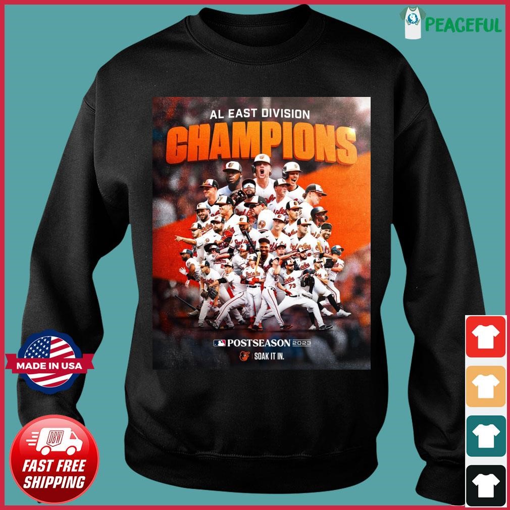 Baltimore Orioles All Team AL East Division Champions MLB