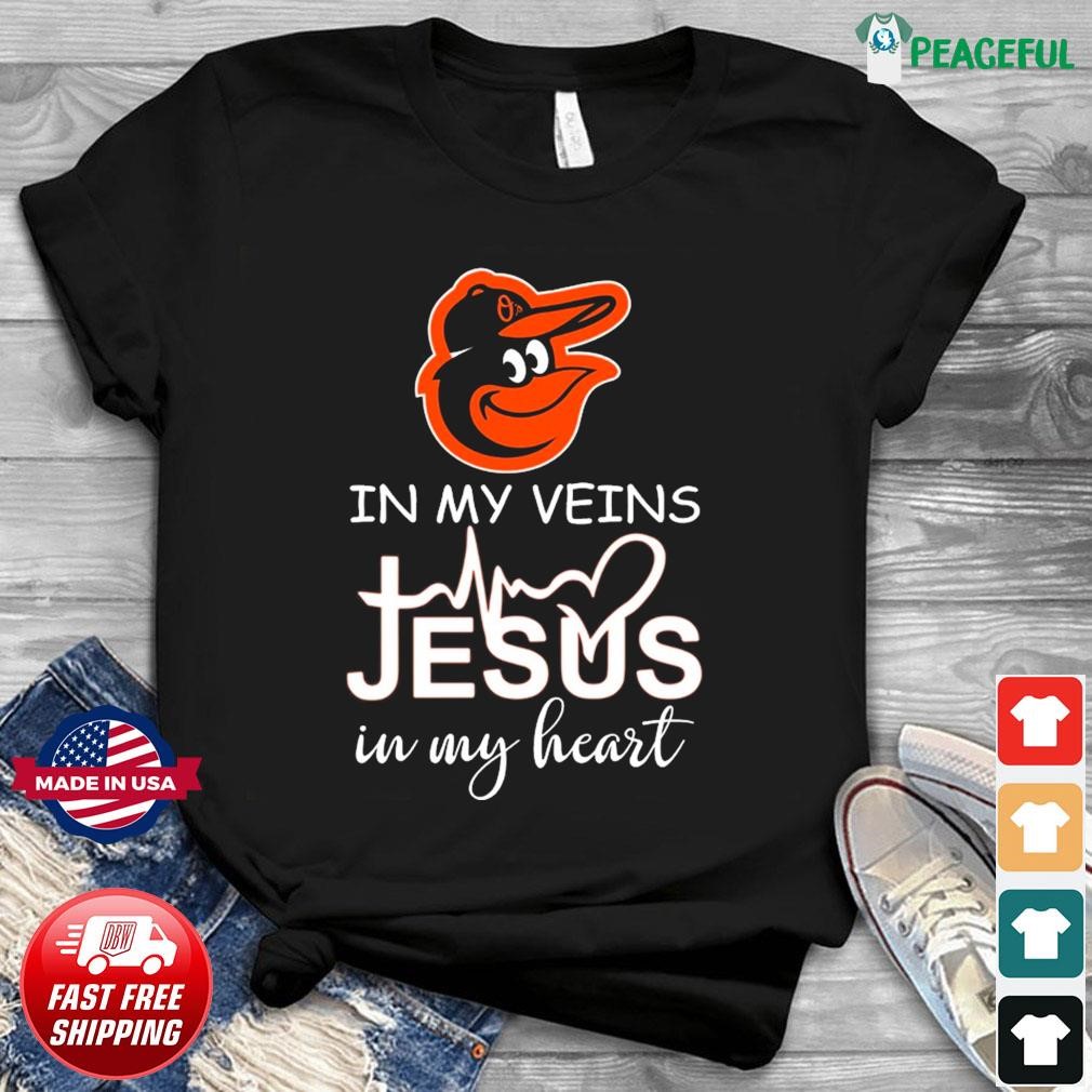 Baltimore Orioles MLB Baseball Even Jesus Loves The Orioles Shirt Women's  V-Neck T-Shirt