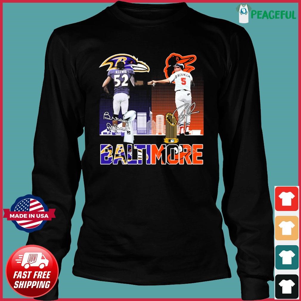 Baltimore Sports Ray Lewis Ravens And Brooks Robinson Orioles