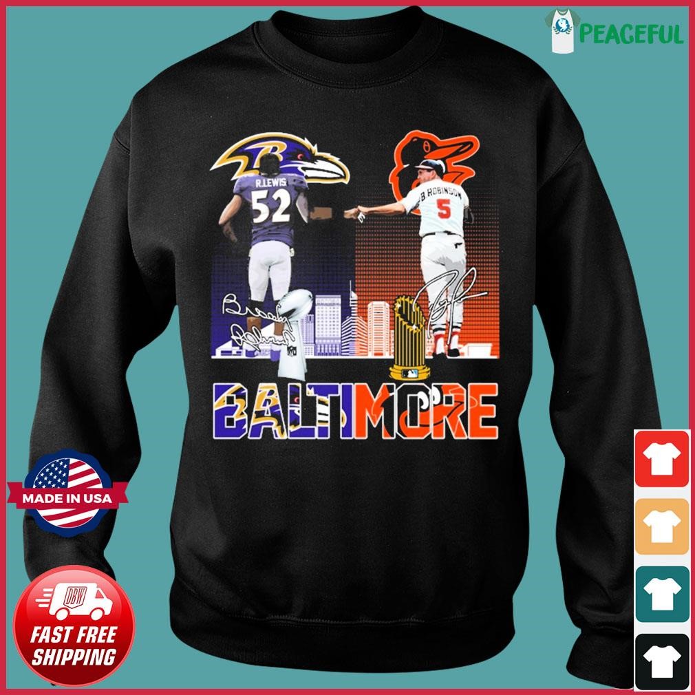 Baltimore Sports Ray Lewis Ravens And Brooks Robinson Orioles